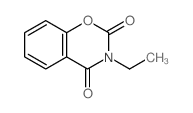 3-乙基-2H-1,3-苯并恶嗪-2,4(3H)-二酮 结构式