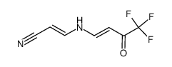 (E)-3-[(4,4,4-三氟-3-氧代-1-丁烯基)氨基]-2-丙烯腈 结构式