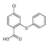 4-氯-2-(苯硫基)苯甲酸 结构式
