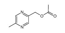 2-乙酰氧甲基-5-甲基吡嗪 结构式