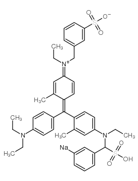 弱酸性艳蓝 FFR 结构式