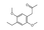 1-(4-乙基-2,5-二甲氧基苯基)丙-2-酮 结构式