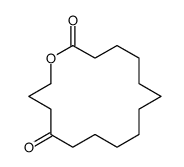环氧十五烷-2,13-二酮 结构式