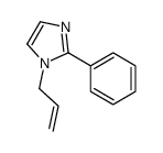 1-烯丙基-2-苯基-1H-咪唑 结构式