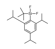 2-(叔丁基二氟硅基)-1,3,5-三异丙基苯 结构式