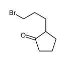 2-(3-溴丙基)环戊酮 结构式