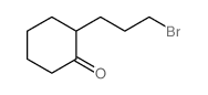 2-(3-溴丙基)环己酮 结构式