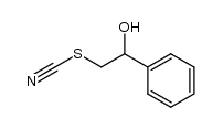 2-羟基-2-苯基乙基硫氰酸酯 结构式