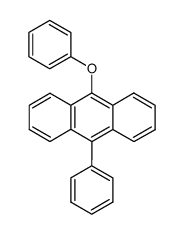 9-苯氧基-10-苯基蒽 结构式