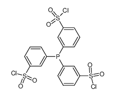 3,3',3''-膦三基三苯磺酰氯 结构式