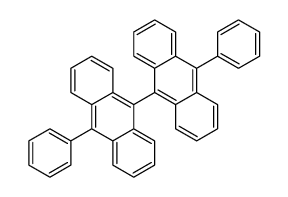 10,10'-二苯基-9,9'-联蒽 结构式