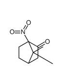 (4S)-7,7-二甲基-4-硝基双环[2.2.1]庚烷-3-酮 结构式