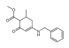 甲基4-(苄基氨基)-6-甲基-2-氧代-3-环己烯-1-羧酸酯 结构式