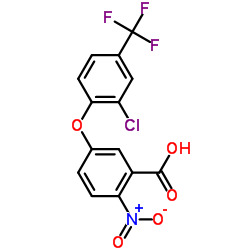 三氟羧草醚 结构式