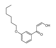 1-(3-己氧基苯基)-3-羟基丙-2-烯-1-酮 结构式