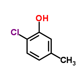 2-氯-5-甲酚 结构式