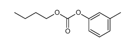Carbonic acid, butyl 3-methylphenyl ester 结构式