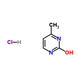 2-羟基-4-甲基嘧啶盐酸盐 结构式