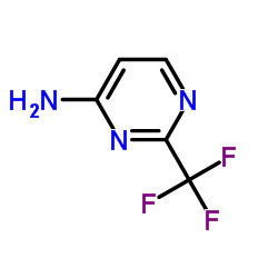 2-三氟甲基-4-氨基嘧啶 结构式