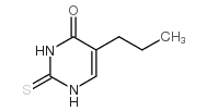 5-丙基-2-硫脲嘧啶 结构式
