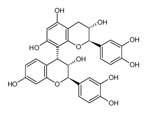 FISETINIDOL-(4A8)-CATECHIN 结构式