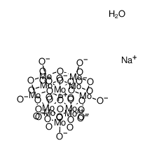 Molybdate(3-), tetracosa-μ-oxododecaoxo[μ12-[phosphato(3-)-κO:κO:κO:κO':κO':κO':κO'':κO'':κO'':κO''':κO''':κO''']]dodeca-, sodium hydrogen (1:2:1) 结构式