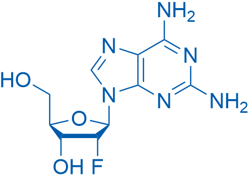 2'-氟-2,6-二氨基-2'-脱氧核糖核苷 结构式