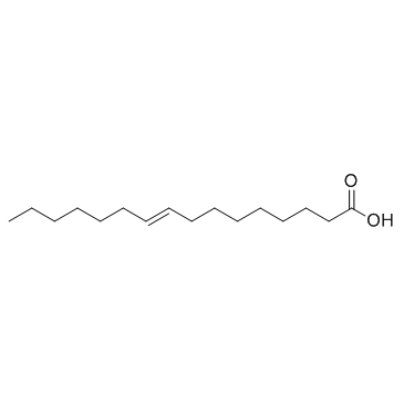 (9E)-9-十六烯酸 结构式