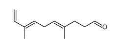 4,8-二甲基-4,7,9-癸三烯醛 结构式
