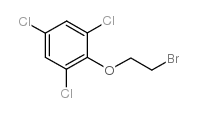 2-(2,4,6-三氯苯氧基)乙基溴 结构式