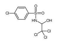 4-氯-N-(2,2,2-三氯-1-羟乙基)苯磺酰胺 结构式
