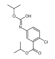 Benzoic acid, 2-chloro-5-[[(1-methylethoxy)carbonyl]amino]-, 1-methylethyl ester 结构式