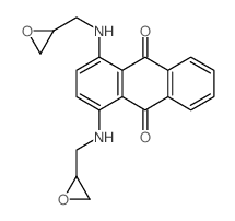 1,4-二(环氧乙烷-2-基甲基氨基)蒽-9,10-二酮 结构式
