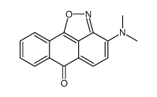 3-二甲基氨基蒽并[1,9-c,d]异恶唑-6-酮 结构式