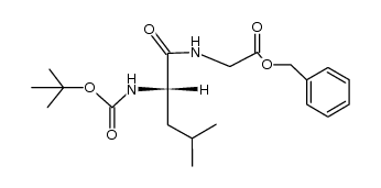 BOC-LEU-GLY-OBZL 结构式