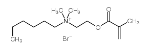 N-己基-N-甲基丙烯酰氧基-N,N-二甲氨基溴化铵 结构式