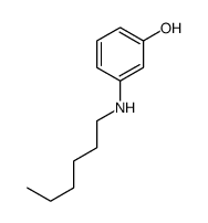 3-(己基氨基)苯酚 结构式