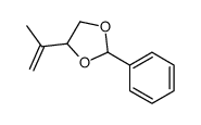 2-苯基-4-(1-甲基乙烯基)-1,3-二氧戊环 结构式