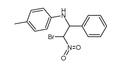 Benzenemethanamine, α-(bromonitromethyl)-N-(4-methylphenyl)- 结构式