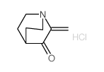2-亚甲基奎宁环-3-酮 结构式