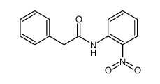 N-(2-硝基苯基)苯乙酰胺 结构式
