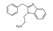 2-(2-苄基苯并咪唑-1-基)乙胺 结构式
