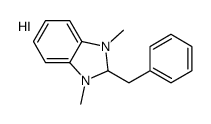 2-苄基-1,3-二甲基-1,2-二氢苯并咪唑-1-鎓碘化物 结构式