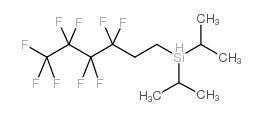 二异丙基(3,3,4,4,5,5,6,6,6-九氟己基)硅烷 结构式