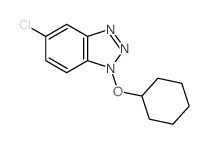 5-氯-1-(环己氧基)-1H-苯并三氮唑 结构式
