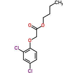 2,4-滴丁酯 结构式