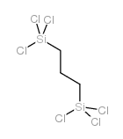 1,3-双(三氯甲硅烷基)丙烷 结构式