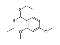 1-[双(乙硫基)甲基]-2,4-二甲氧基苯 结构式
