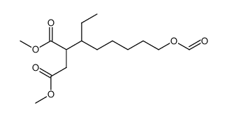 2-(8-甲酰氧基辛-3-基)琥珀酸二甲酯 结构式