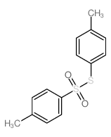 4-甲基苯硫代磺酸 S-(4-甲基苯基)酯 结构式